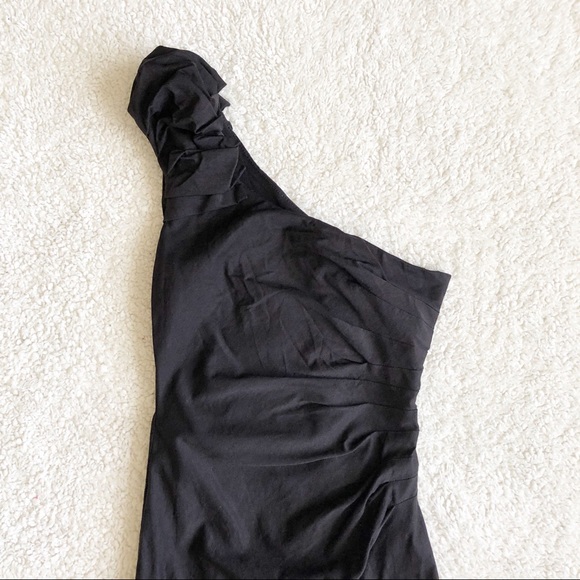 One Shoulder Little Black Dress - Picture 3 of 8